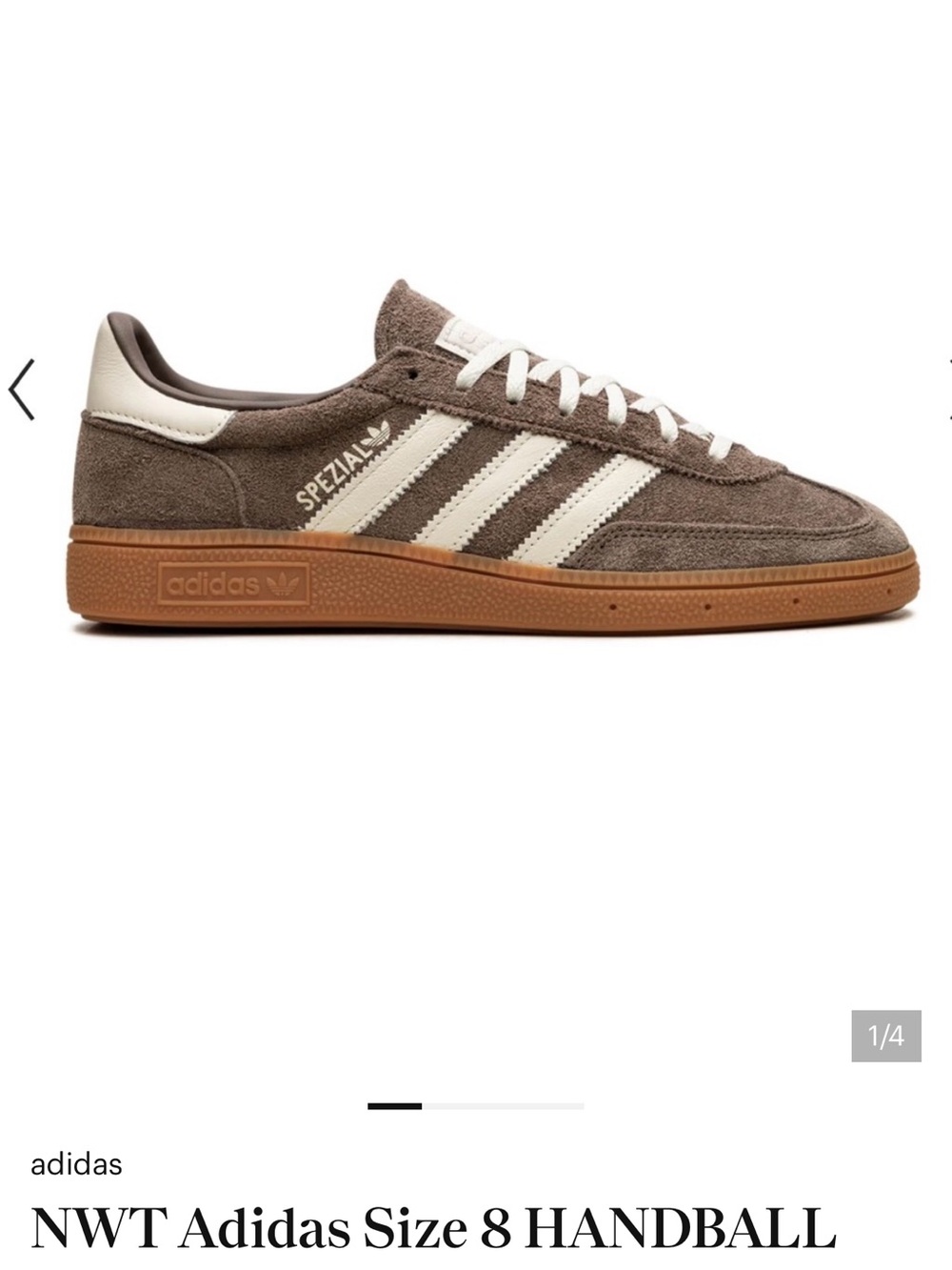 adidas Spezial Suede Sneaker - Brown & Cream